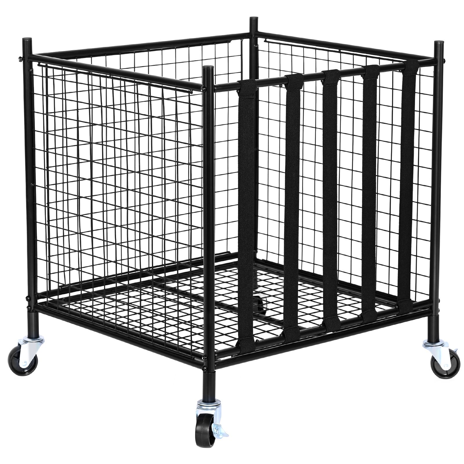 Sports Equipment Storage Rack - 롤링 스포츠 공 보관 카트, 탄성