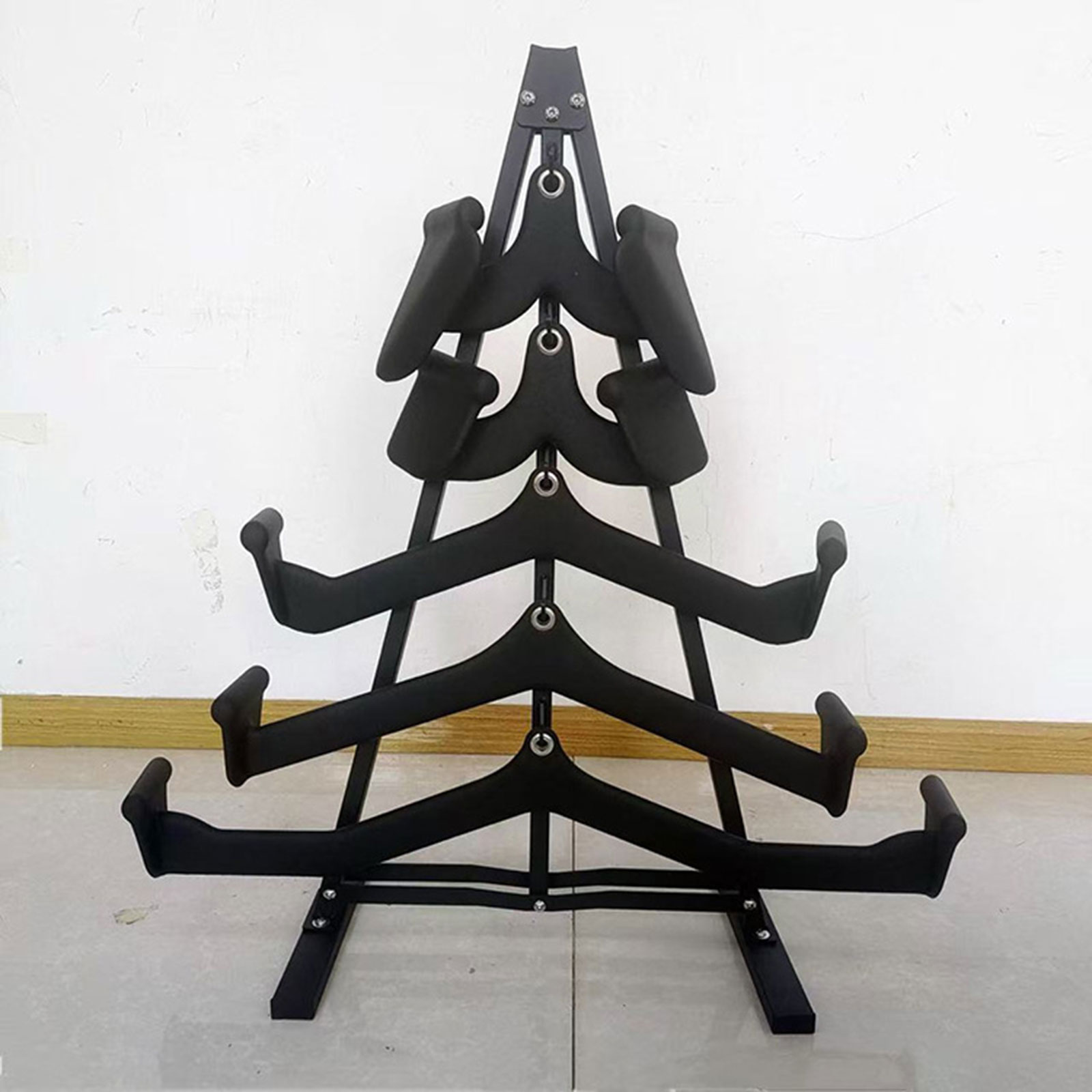 Sports Equipment Storage Rack - 랫풀다운 바 정리대(후크 포함) 홈짐 보관