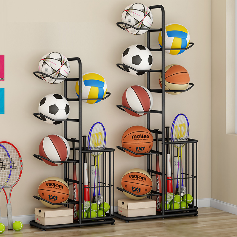Sports Equipment Storage Rack - 스포츠 공 보관 랙 농구 배드민턴