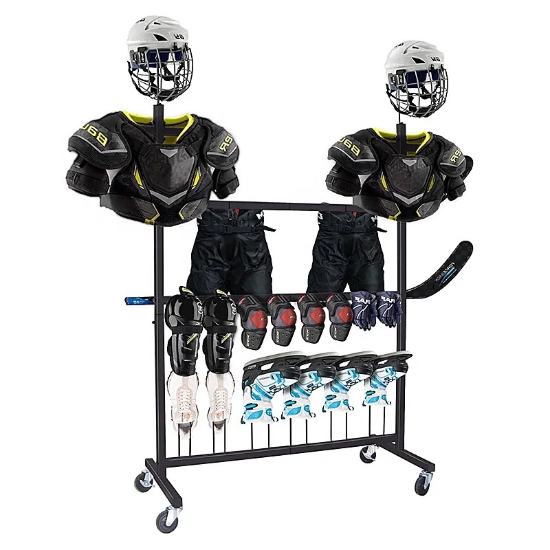 Sports Equipment Drying Rack - 맞춤형 매장 바닥 스포츠 장비 럭비
