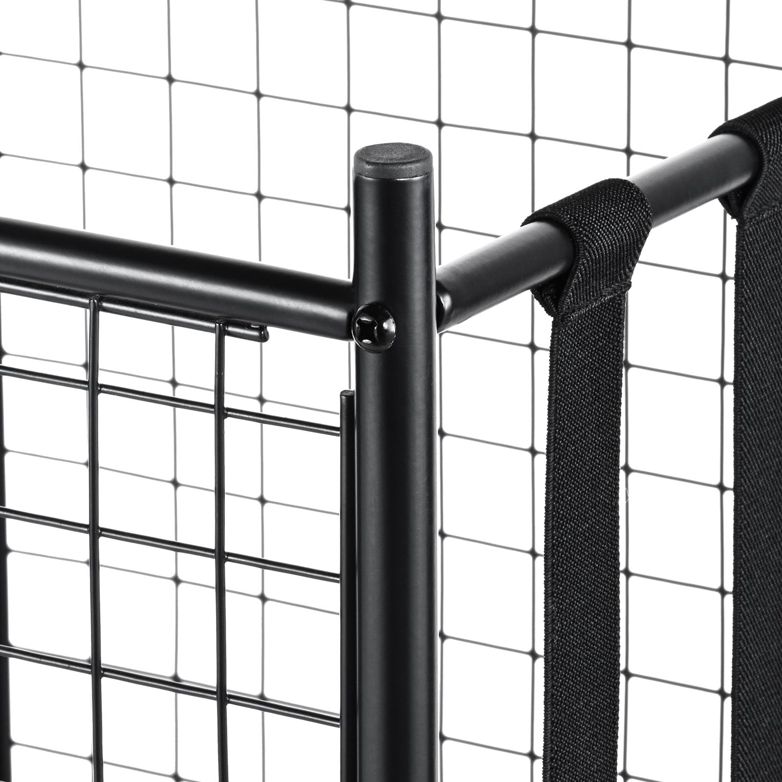 롤링 스포츠 공 보관 카트, 탄성 스트랩이 있는 잠금식 - Sports Equipment Storage Rack 리뷰 및 가격