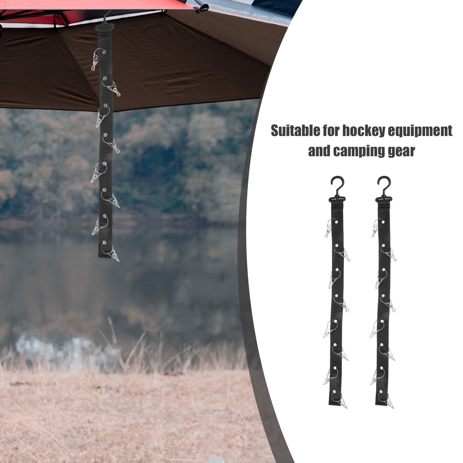 2Pcs 교수형 건조 랙 휴대용 스포츠 주최자 옥스포드 - Sports Equipment Drying Rack 리뷰 및 가격