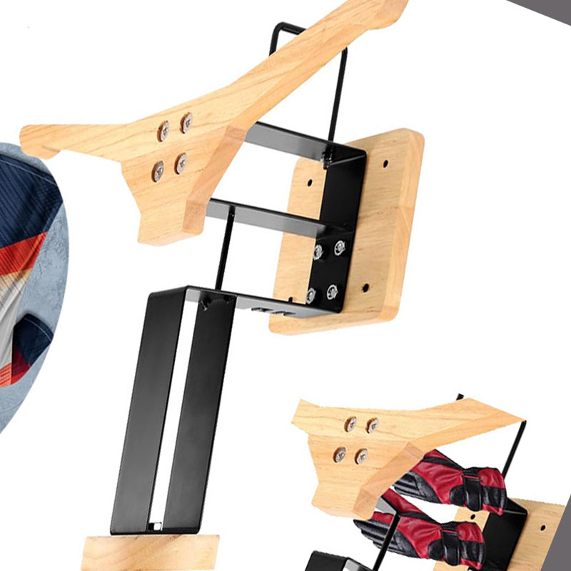 나무 오토바이 헬멧 홀더 벽걸이형 후크 디스플레이 랙  - Sports Equipment Storage Rack 리뷰 및 가격