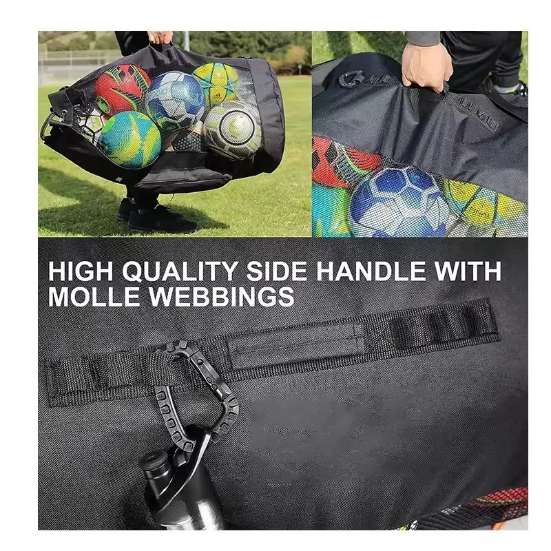 헤비 듀티 XL 축구 메쉬 장비 볼 가방 조절 가능한  - Xl Sports Equipment Bag 리뷰 및 가격