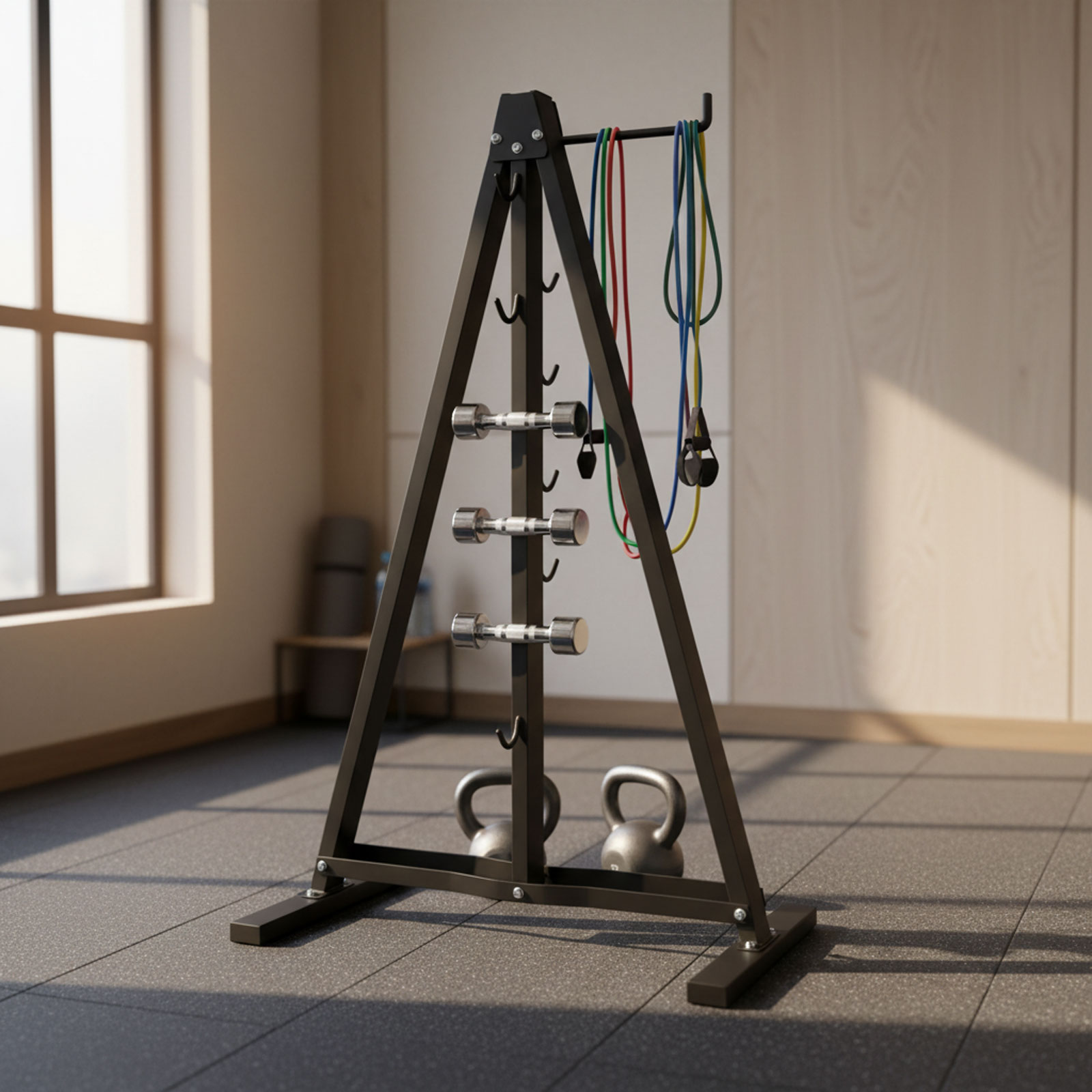 랫풀다운 바 정리대(후크 포함) 홈짐 보관 랙, 랫 어 - Sports Equipment Storage Rack 리뷰 및 가격
