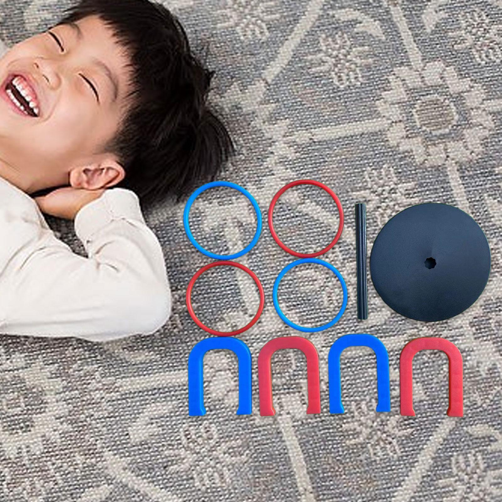 말발굽 던지기 게임과 링 던지기 콤보 야외 실내 잔디밭 - Horseshoe Game Set 리뷰 및 가격