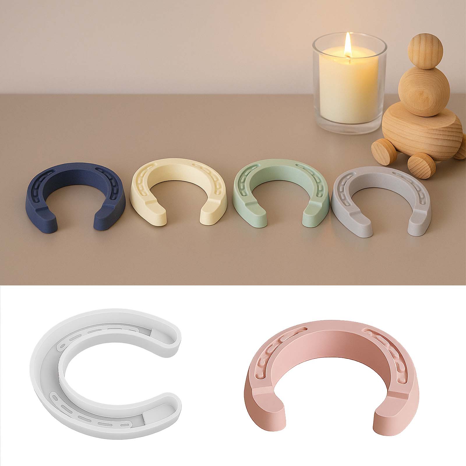 말굽 크리스탈 에폭시 수지 주조 금형 DIY 행운의 말 - Horseshoe Game Set 리뷰 및 가격