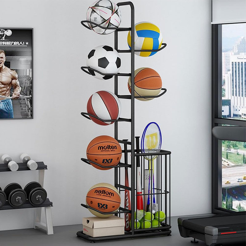 스포츠 공 보관 랙 농구 배드민턴 배구 독립형 스포츠  - Sports Equipment Storage Rack 리뷰 및 가격