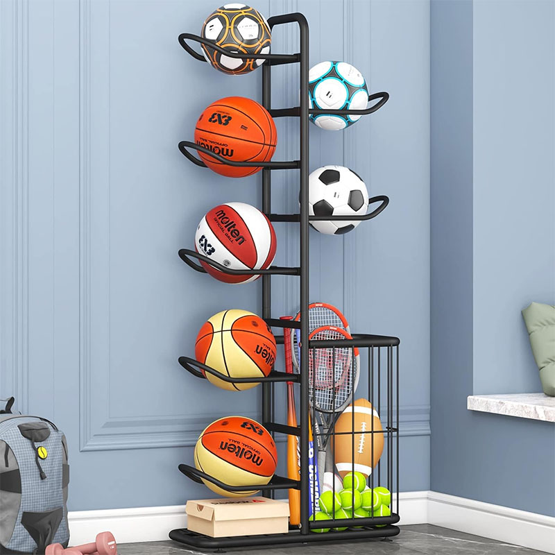 스포츠 공 보관 랙 농구 배드민턴 배구 독립형 스포츠  - Sports Equipment Storage Rack 리뷰 및 가격