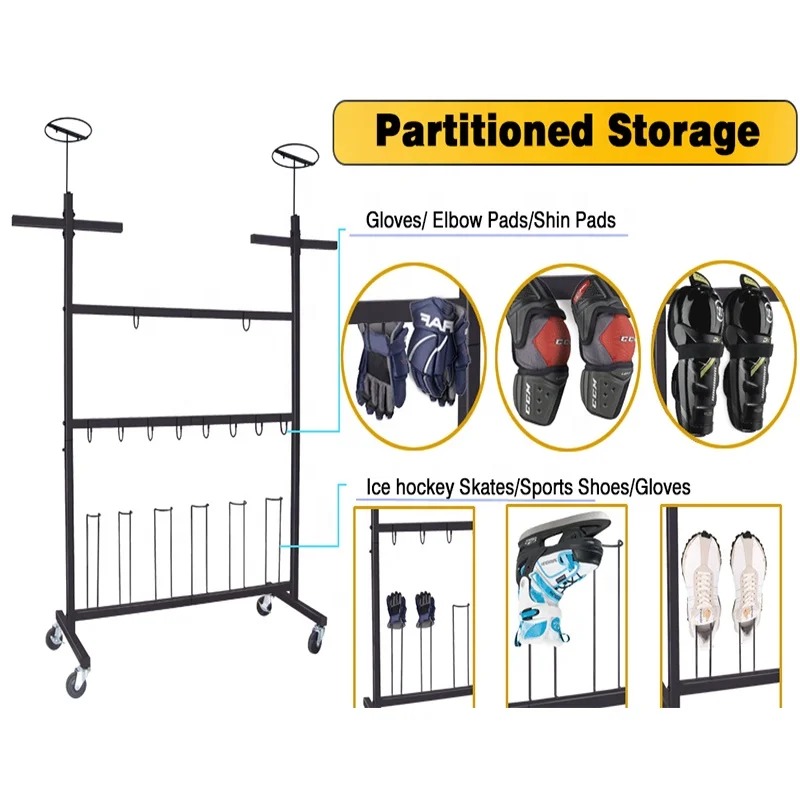 맞춤형 매장 바닥 스포츠 장비 럭비 헬멧 아이스하키 스 - Sports Equipment Drying Rack 리뷰 및 가격